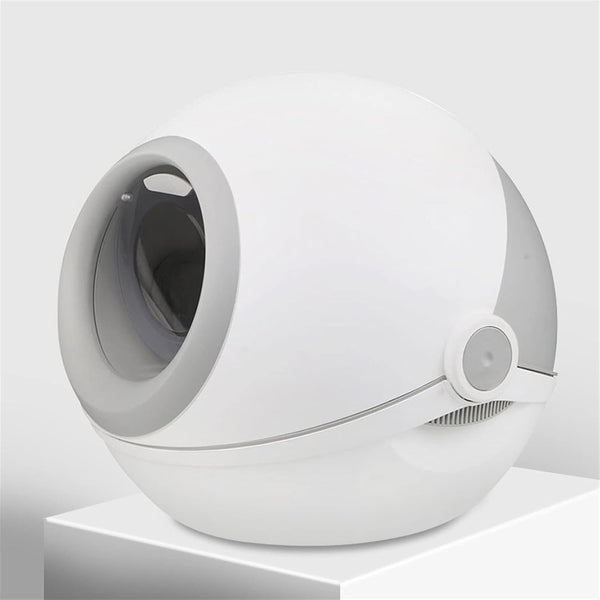 Dog Potty Training Toilet ﻿ Pet Cat Litter Box Tray Fully Enclosed Extra Large Toilet Nesting Training System Easy Cleaning Filter Pan Waterproof Space Capsule(A)1