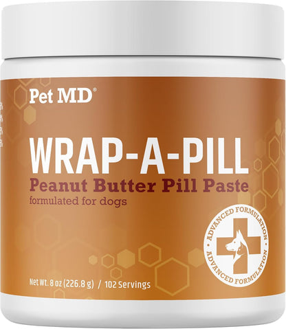 Pet MD Wrap a Pill Cheese & Bacon Flavor Pill Paste for Dogs - 4.2 Oz | Make a Pocket or Pouch to Hide Pills & Medication13