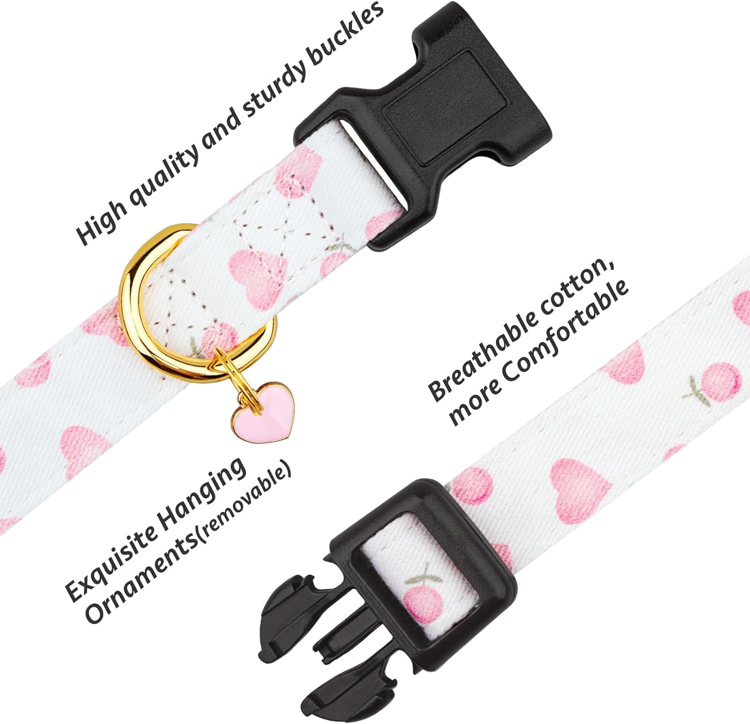 cotton-dog-collar-white-and-pink-love-heart-with-pendant-cute-dog-collar-s-handmade-distinctive-patterns-skin-friendly-and-breathable-girl-boy-dogs-collars