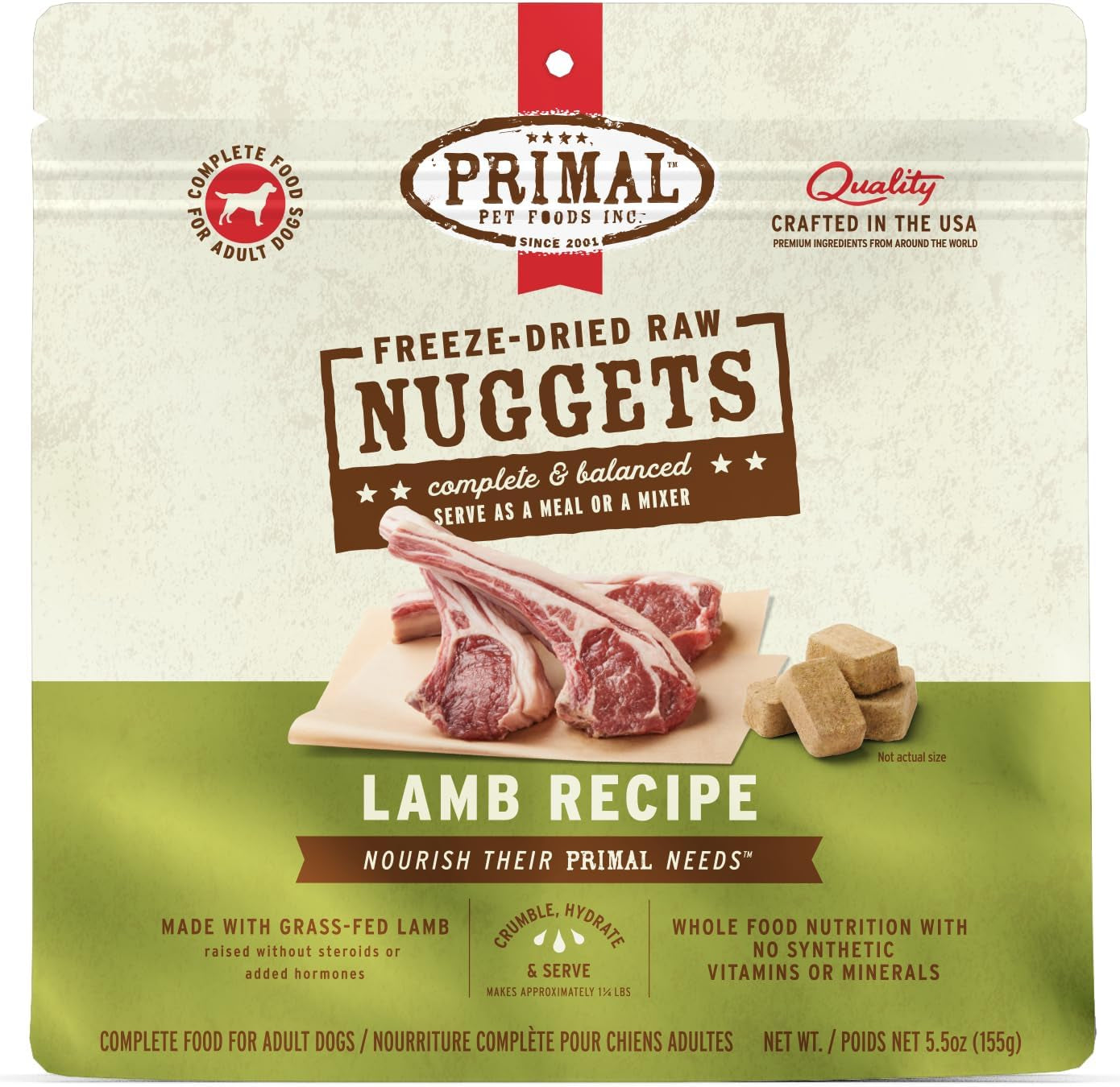 primal-freeze-dried-dog-food-nuggets-chicken-complete-balanced-meal-topper-or-treat-premium-healthy-grain-free-high-protein-raw-dog-food-14-oz-complete-balanced-nutrition-meal-topper-or-treat-grain-free-high-protein-no-synthetic-vitamins-minerals