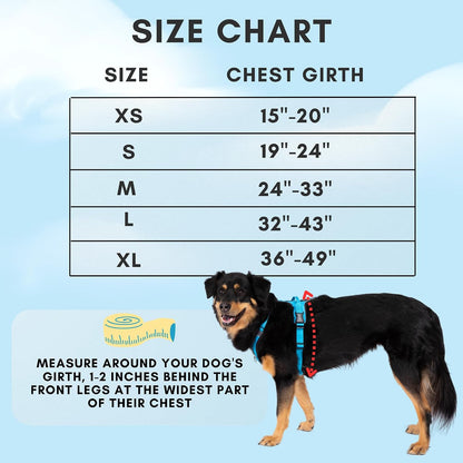 Shawnco Basecamp Dog Harness, No-Pull Pet Vest with 3 Leash Clips, Padded, Reflective, Lightweight and Adjustable Harness with Handle for Small, Medium and Large Dogs (ICY Lilac, M)4