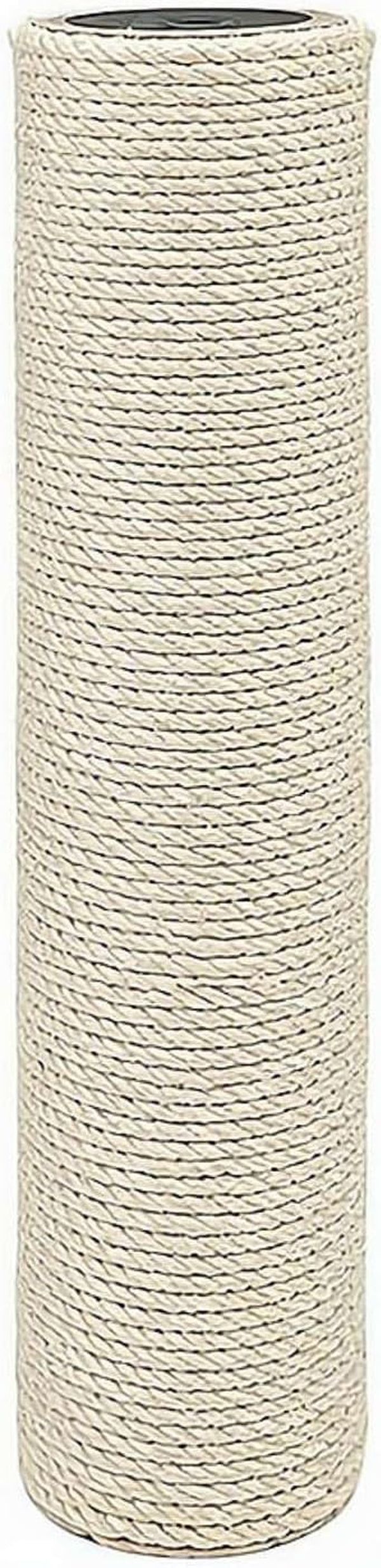 Cat Scratching Post Replacement, 12.2" Natural Jute Spare Extension Scratch Post with M8 Nut Connectors, Easy Install, Rope Scratching Posts Refill for DIY Cat Furniture, Climbing Tower (Yellow)8