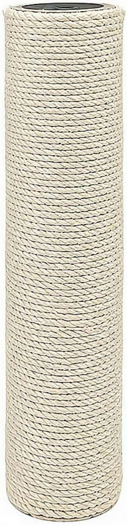 Cat Scratching Post Replacement - 12.2 Inch Sisal Replacement Post with M8 Screws, DIY Cat Tree Accessories for Indoor Kitten Furniture Repair, Natural Sisal Rope Pole (Yellow)10