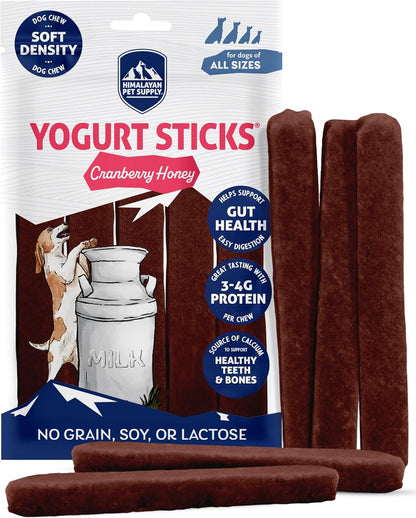 Himalayan Dog Chew Yogurt Sticks, Probiotic Treats, Peanut Butter, 5 Treats | Dog Chews with Prebiotics, Probiotics & Protein, Digestive Support, Lactose & Gluten Free, Natural Dog Treats for All Breeds9