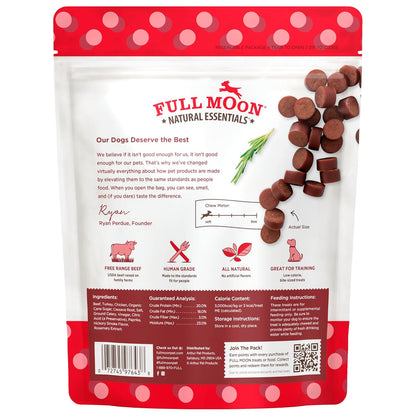 Full Moon® Essential Beef Savory Bites Dog Treats 8 Oz | Human Grade, No Corn, No Wheat, No Soy, Glycerin Free, Made in the USA2