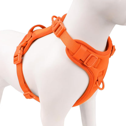 No Pull Dog Harness, Puppy Vest with Front Clip for Small Medium Large Sized Dog(Light Pink,L)7