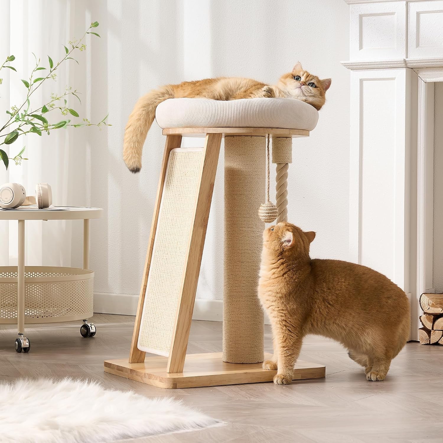 modern-cat-tree-small-tower-with-scratching-post-for-indoor-28-inch-solid-wood-multifunctional-corner-cat-tree-tower-with-bed-dangling-ball-interactive-rope-scratching-board