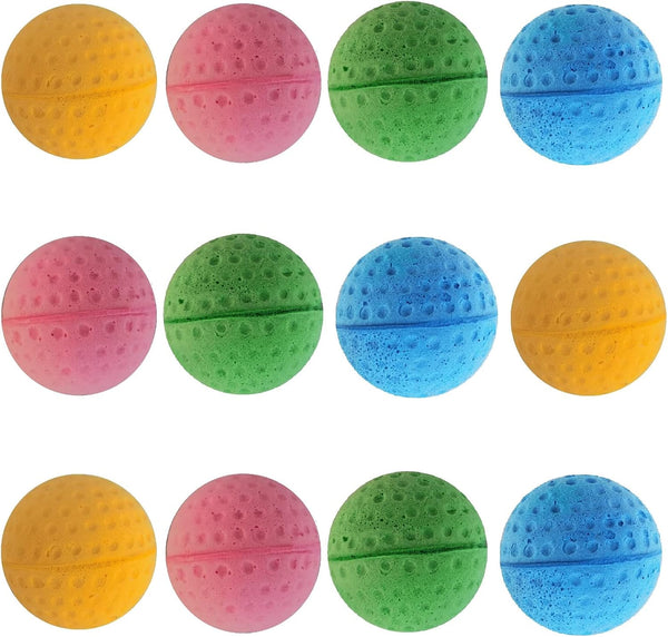 Cat Foam Ball Cat Sponge Ball Toy Soccer Toy (12Pack)4