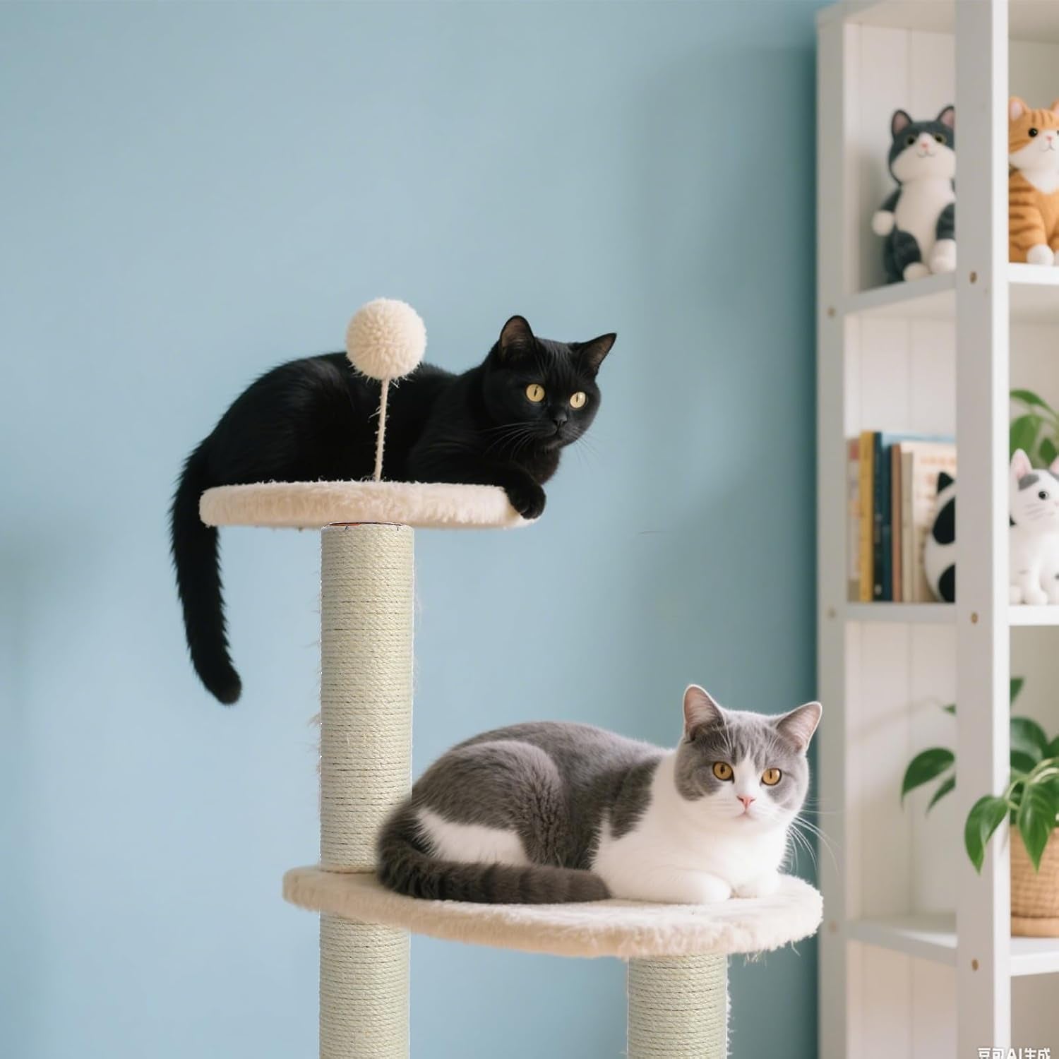 4-pcs-m8-15-7-x-2-75-inch-cat-scratching-post-replacement-sisal-pole-cat-tree-replacement-post-with-screws-refill-scratcher-posts-for-indoor-kitten-tree-tower-spare-cats-furniture-protector