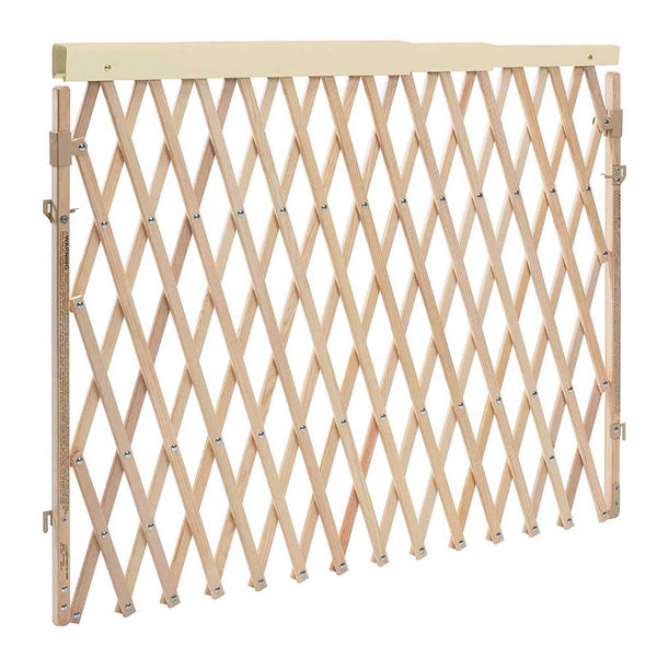 Evenflo Expansion Walk-Thru Room Divider Baby Gate (Natural Wood)2