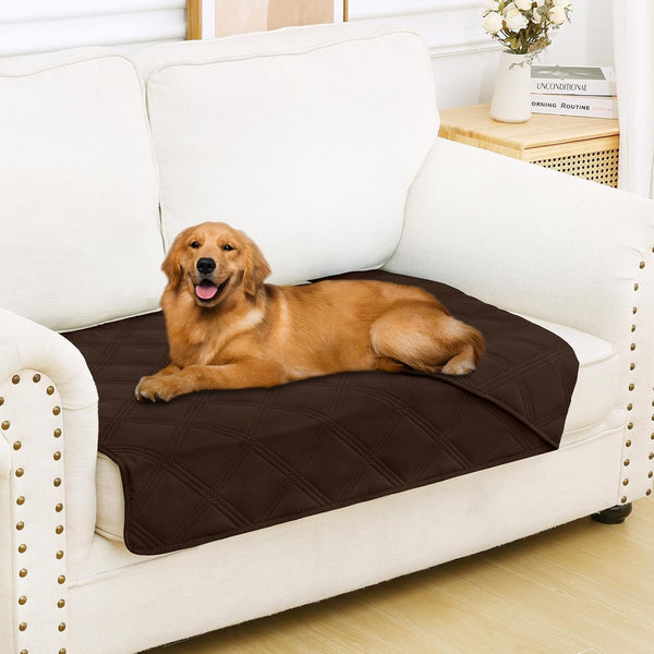Smiry Waterproof Dog Bed Cover Blanket, Reversible Pet Blanket | Soft Reversible, Washable Leakproof Cats Dogs Couch Cover for Sofa, Couch, Furniture (30X70 Inch)53