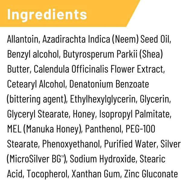 Silver Honey Hot Spot & Wound Care Pet First Aid Ointment, 2 Oz Tube | Manuka Honey, Microsilver BG, Dog, Cat, Small Animal, Fast-Acting Results, at Home Treatment, Thick, Creamy, Antibiotic-Free6