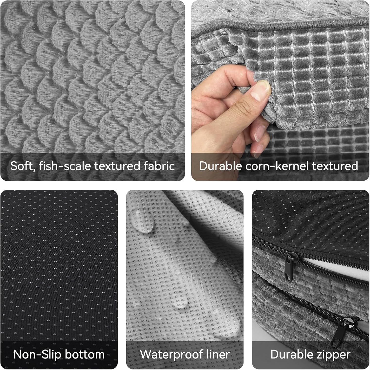 joejoy-orthopedic-dog-beds-large-sized-dog-xl-egg-crate-memory-foam-pet-couch-bed-with-bolster-sides-waterproof-lining-removable-washable-cover-non-slip-bottom-grey