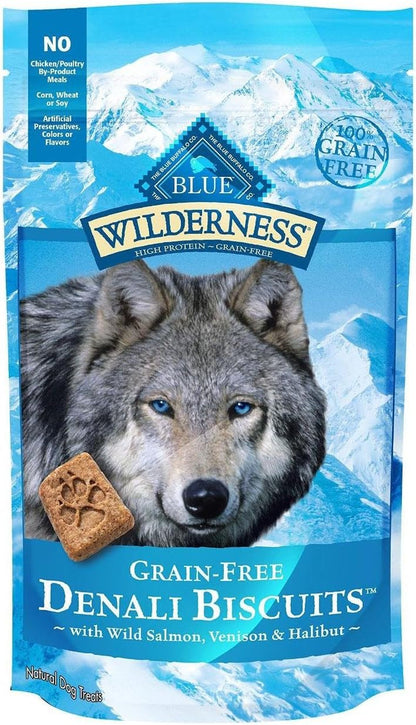 Blue Buffalo Wilderness Trail Treats Salmon Crunchy Dog Biscuits, Grain-Free & High-Protein, Bite-Sized Training Treats Made with Real Salmon & Natural Ingredients, 24-Oz Bag17