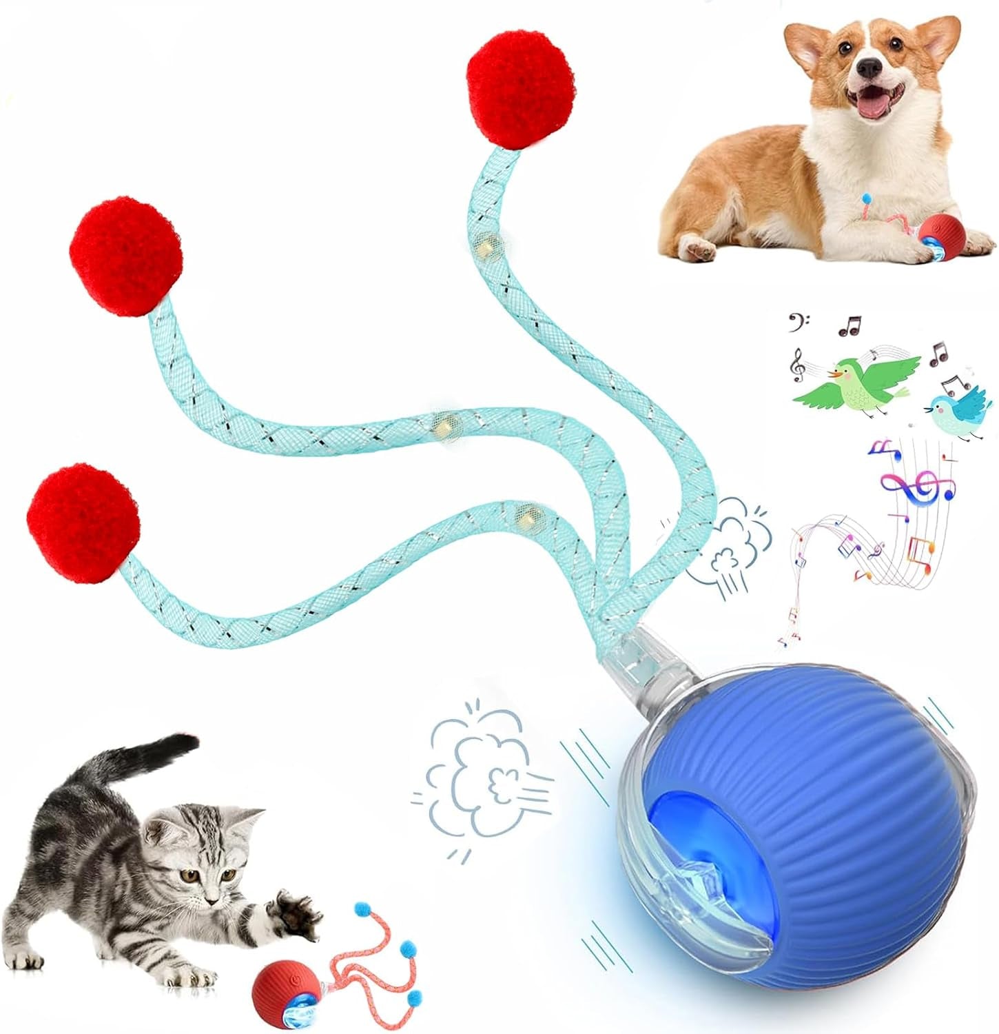 2-packs-speed-2-0-tail-interactive-cat-toys-for-indoor-cats-chirping-motion-activate-cat-toy-smart-kitten-rolling-ball-moving-ball-toys-rechargeable-dog-cats-bal-l-for-enrichment-exercise