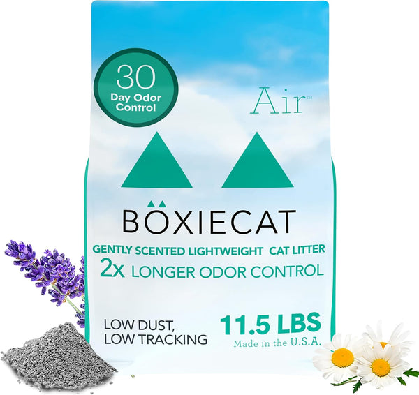 Boxie Unscented Lightweight Cat Litter 30 Day Odor Control Dust Free 6.5 Lb14