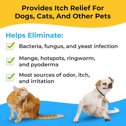 Smiling Paws Medicated Grooming Wipes for Dogs & Cats, 1Pk, 50 Wipes | Medicated Grooming Wipes for Dogs & Cats, Contains Ketoconazole & Chlorhexidine, Treats Yeast Infection, Ringworm, Pyoderma5