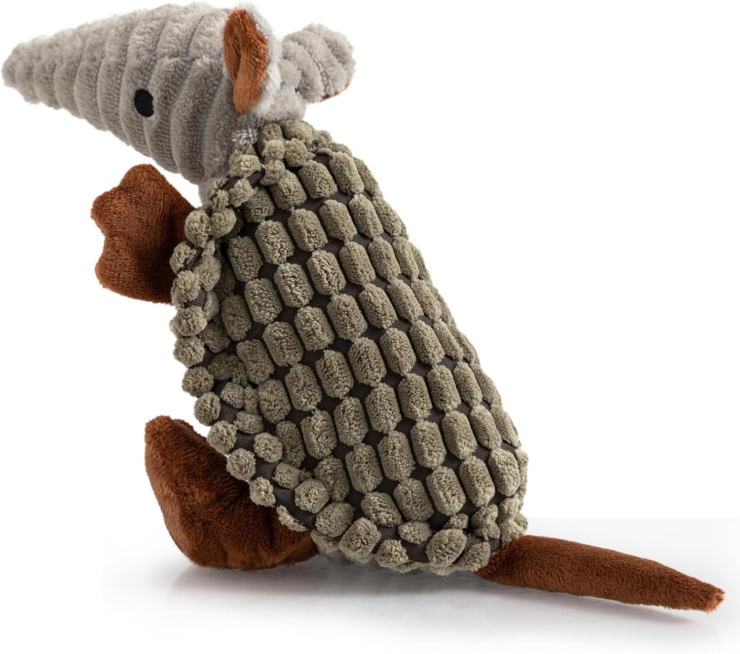 hollypet-plush-dog-squeaky-toy-stuffed-armadillo-animal-pet-puppy-chew-toys-with-clean-teeth-for-small-medium-large-all-breed-sizes-dogs-gray-8-in