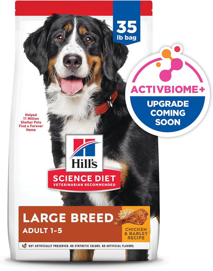 Hill'S Science Diet Large Breed Dry Dog Food | #1 Veterinarian Recommended, Adult 1-5 Formula, Chicken & Barley, 35 Lb. Bag14
