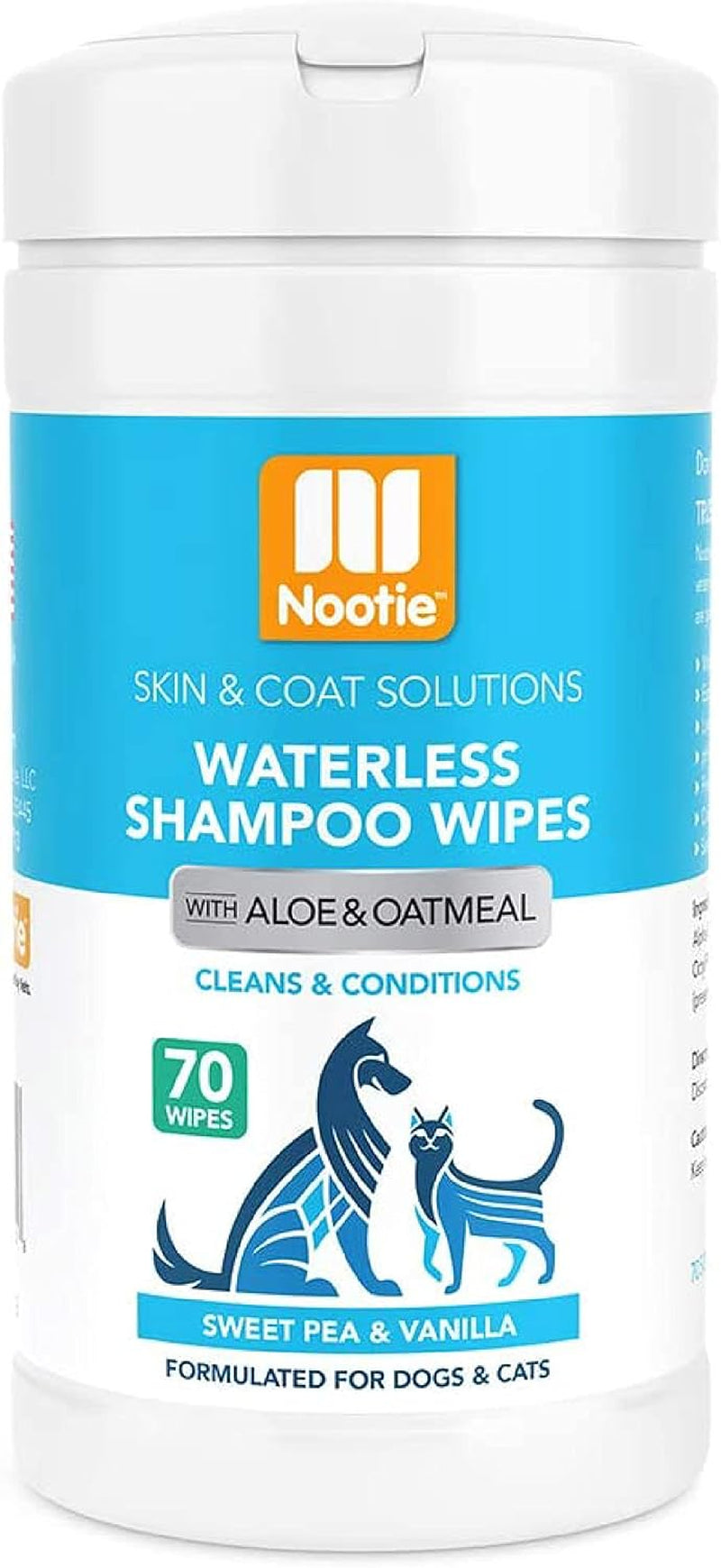 nootie-waterless-shampoo-wipes-for-dogs-cats-long-lasting-japanese-cherry-blossom-fragrance-sold-in-over-10-000-vet-clinics-and-pet-stores-worldwide-made-in-usa-70-count