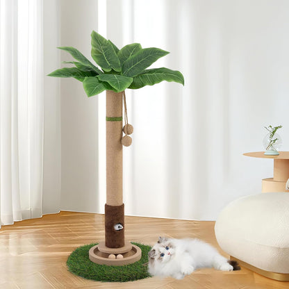 Woochpet Tall Cat Scratching Post,Cat Toys,Cat Scratcher Tree for Large Cat | Heavy Duty,Protect Sofa,Modern Boho,Cat Ball Track,Cat Tree,For Indoor Cats2