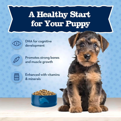 Blue Buffalo Baby Blue Natural Dry Food for Puppies, Healthy Growth Formula with DHA, Savory Chicken Recipe, 4-Lb Bag5