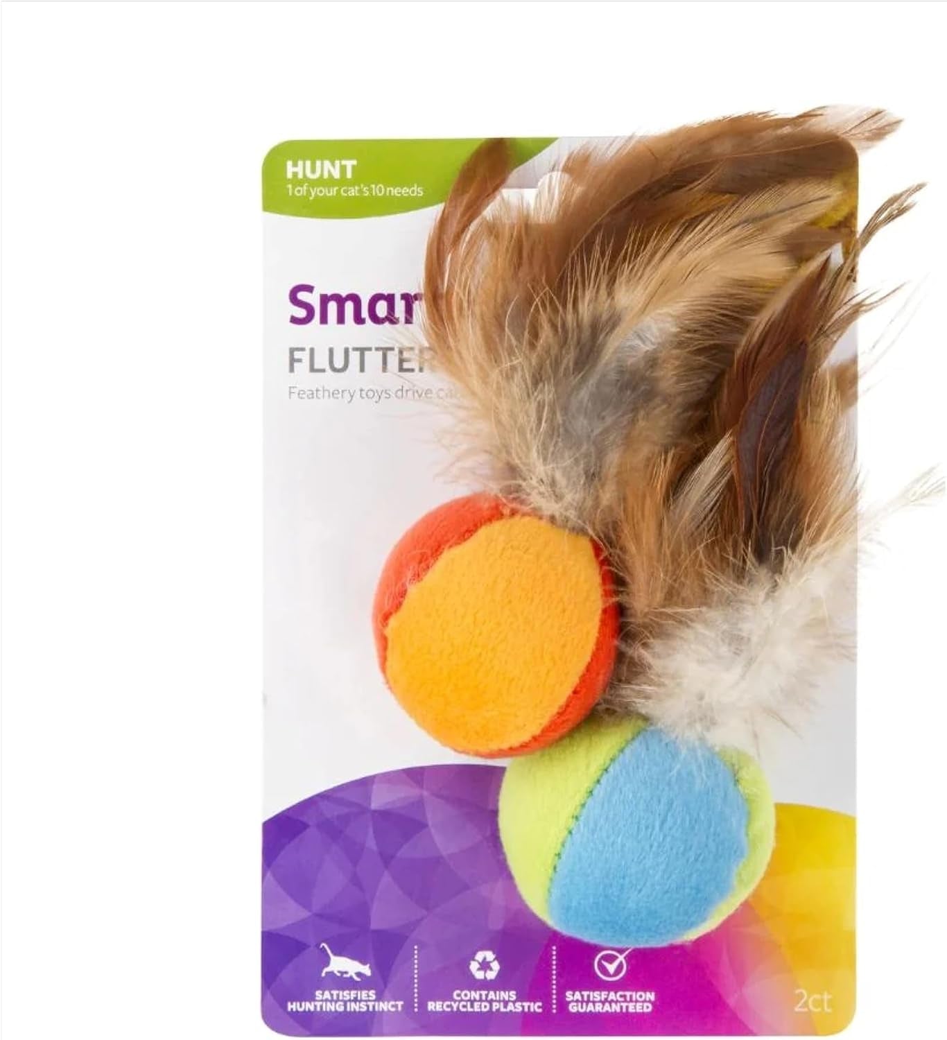 smartykat-flutter-balls-catnip-plush-and-feather-cat-toys-erratic-motion-for-batting-pouncing-fun-for-cats-kittens-set-of-2