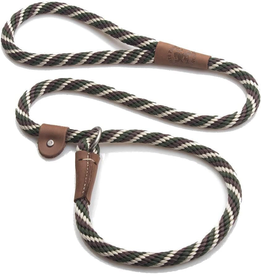 mendota-pet-slip-leash-dog-lead-and-collar-combo-made-in-the-usa-mocha-3-8-in-x-6-ft-for-small-medium-breeds