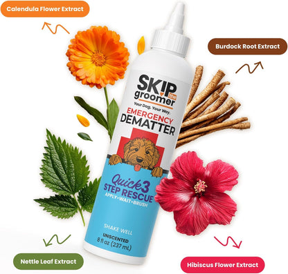 Dematting Cream for Dogs - Mat & Tangle Remover, 8 Oz | the Dog Matted Hair Remover for Severe Mats & Tangles - Apply, Wait 2 Min, Brush Outside-In. No Rinse7