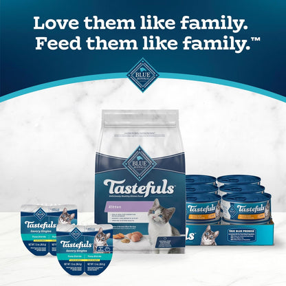 Blue Buffalo Tastefuls Kitten Food with DHA Dry Cat Food Made in the USA with Natural Ingredients, Chicken Recipe, 3-Lb. Resealable Bag9