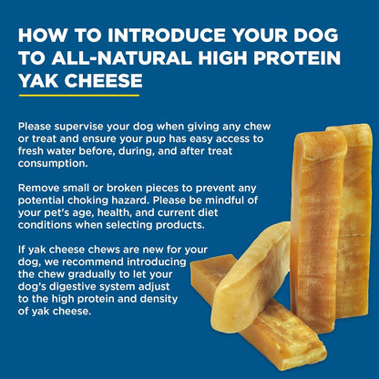 Best Bully Sticks Himalayan Yak Cheese Odor-Free Dog Chews, Large, 4 Count | Natural Dog Chews, Long Lasting Rawhide Alternative, Lactose-Free, Gluten-Free, Easily Digestible, Supports Joints & Bones7