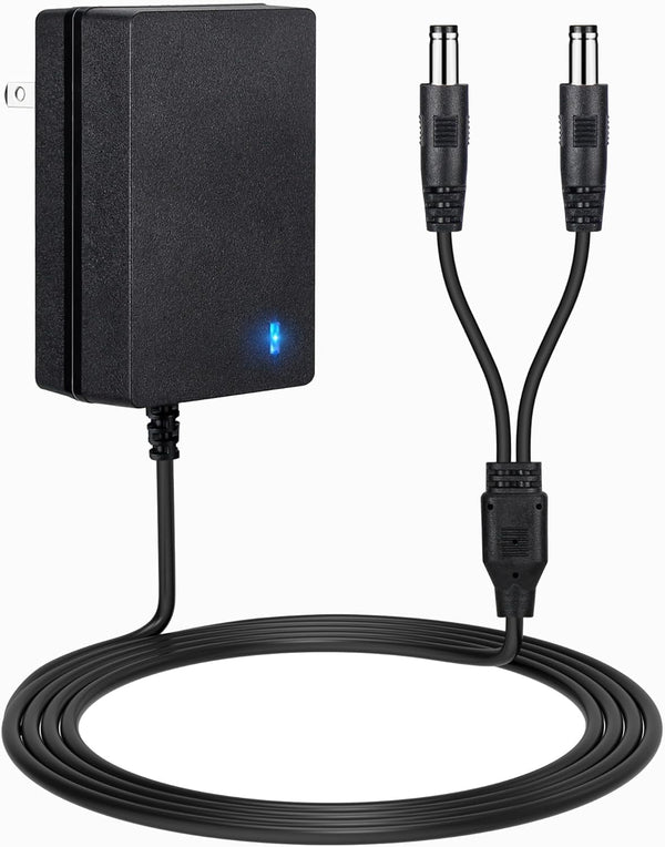 E Collar Charger for Mini Educator 300 400 ET-300 ET-400 Training Collars | Dog Shock Collar Dual Lead Charging Cable Power Adapter Cord1