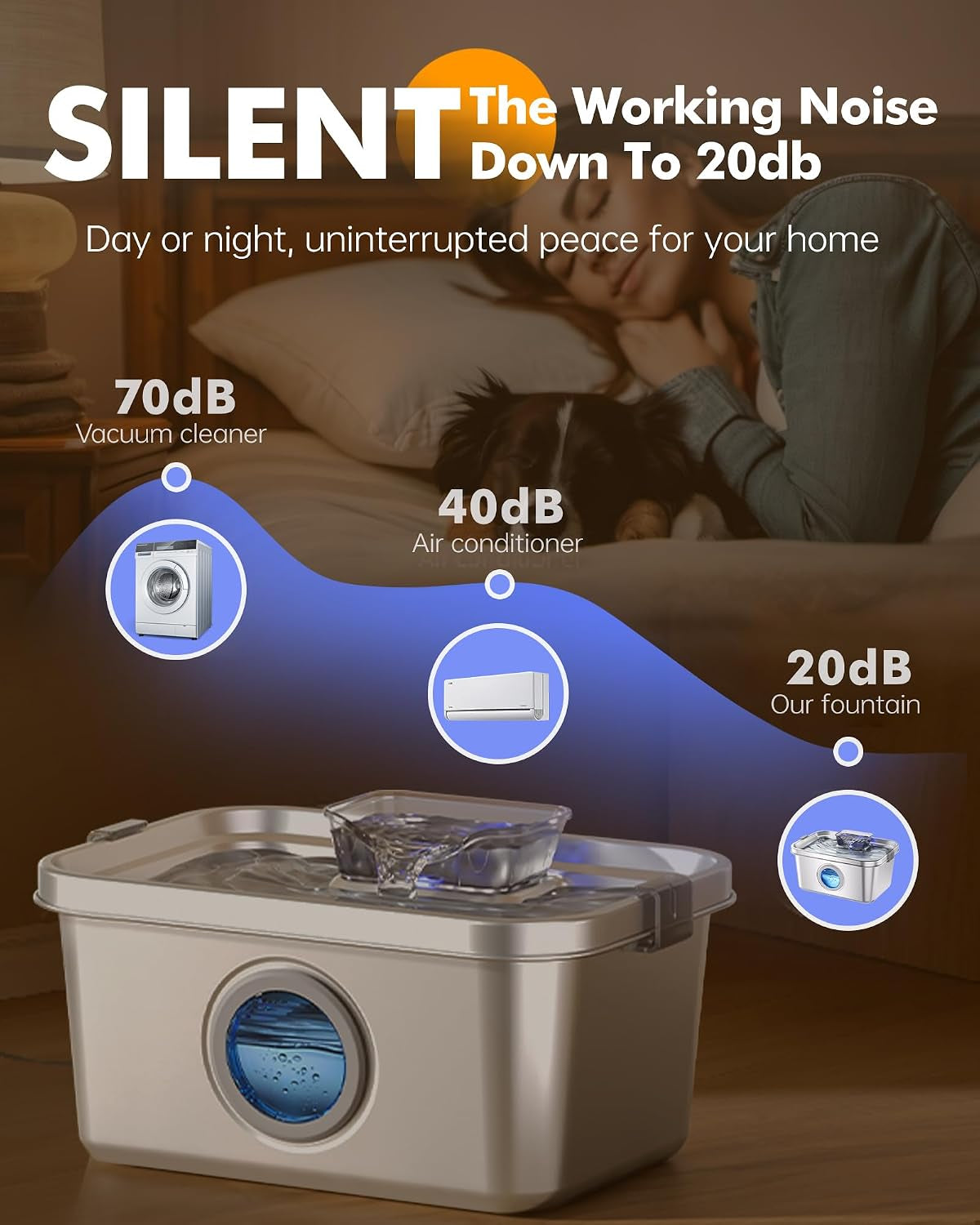 petimi-dog-water-fountain-2-gallon-304-stainless-steel-large-pet-water-fountain-for-dogs-cats-ultra-quiet-indoor-pet-fountain-safety-lock-3-replacement-filters-included-smart-pump-protection