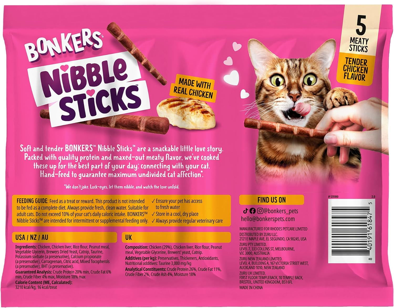 bonkers-nibble-sticks-soft-meaty-tender-chicken-flavor-cat-treats-5-sticks-pack-of-20