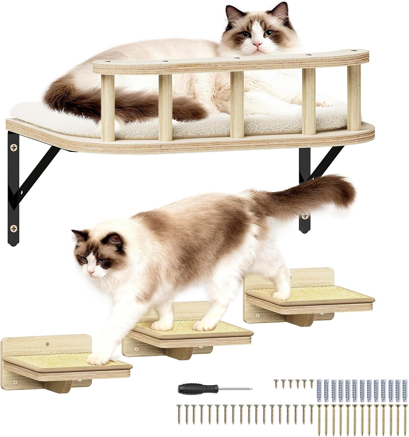 17-13-large-cat-wall-shelves-wall-climber-wooden-furniture-cat-shelf-with-cushion-and-3-wide-perch-steps-for-large-cats-and-kittens-sleeping-playing-climbing