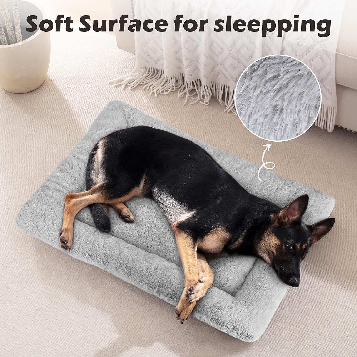 dog-bed-mat-soft-crate-pad-washable-non-slip-mattress-for-large-medium-small-dogs-and-cats-kennel-pad-23-x-18-grey