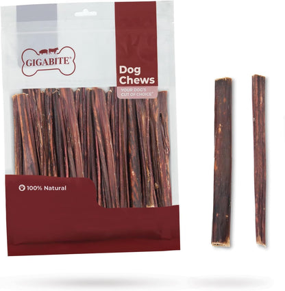 Gigabite Beef Esophagus Dog Treats Sticks - 6 Inch , 40 Pack | All Natural, Single-Ingredient Beef Gullet Chews, High Protein, Rawhide Free, Supports Dental Health1