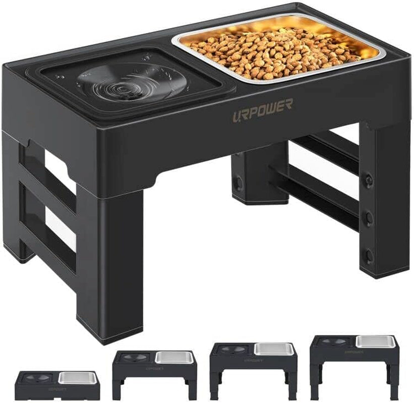 urpower-2-in-1-elevated-slow-feeder-dog-bowls-with-no-spill-water-bowl-4-height-adjustable-raised-dog-bowls-non-slip-food-and-water-bowls-with-stand-for-small-medium-large-dogs-cats-and-pets