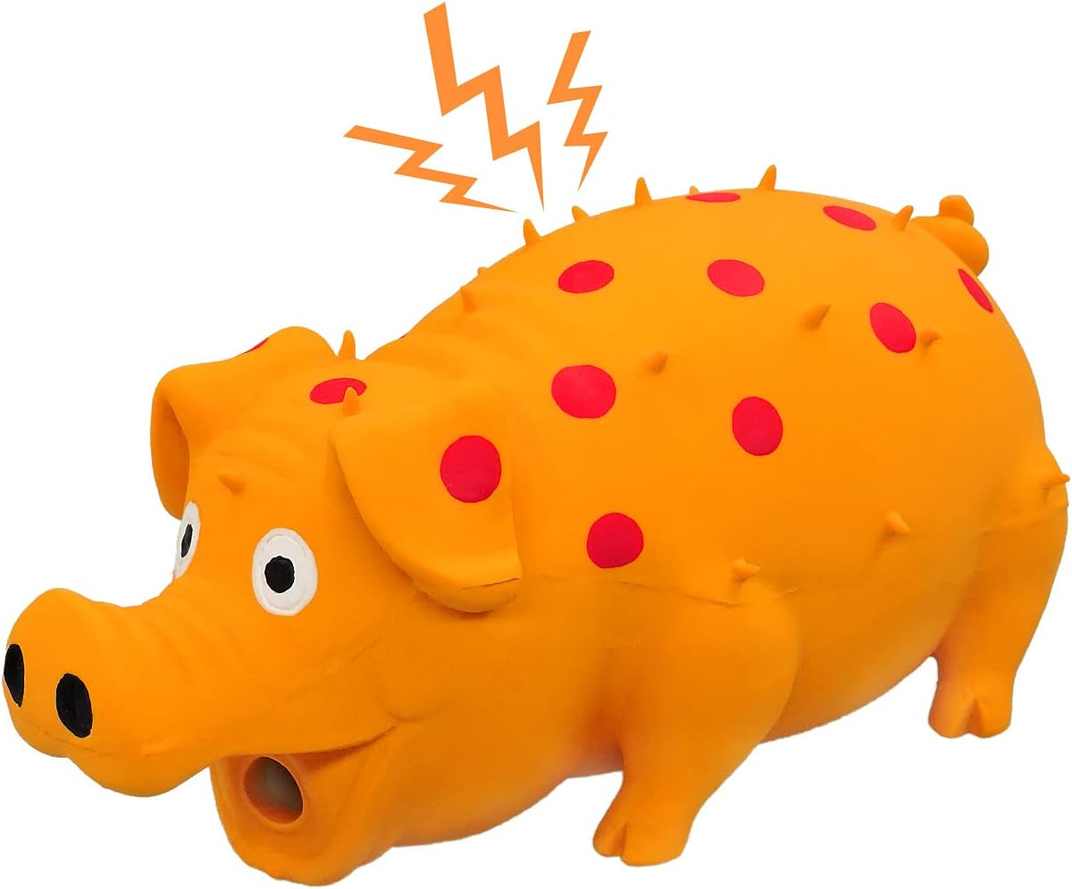 andiker-dog-squeaky-toy-dots-latex-dog-chew-toys-with-a-oinks-sound-squeaker-grunting-pig-dog-toy-durable-self-play-8-dogs-squeeze-toy-for-dental-biting-chasing-to-kill-boring-time-blue