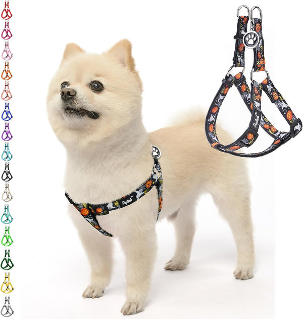 PUPTECK No Pull Dog Harness Soft Adjustable Basic Nylon Step in Puppy Vest Outdoor Walking with ID Tag39