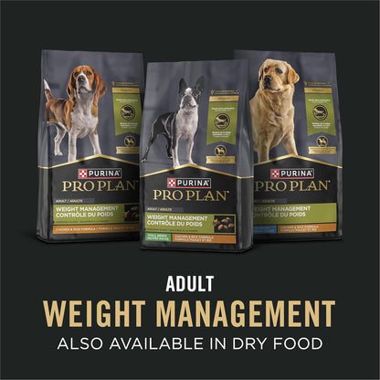 Purina Pro Plan Weight Management Wet Dog Food Turkey and Rice Entree in Gravy - (Pack of 12) 13 Oz. Cans9