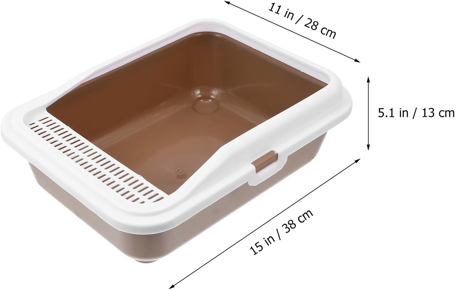 milisten-cat-litter-box-with-scoop-splash-proof-kitten-litter-pan-medium-square-plastic-cat-toilet-and-pet-housebreaking