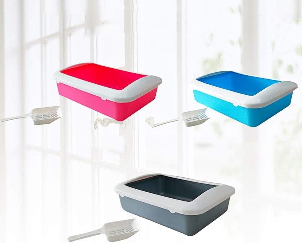 dog-potty-training-toilet-semi-enclosed-cat-toilet-open-litter-pot-urinal-small-pet-suppliesblue