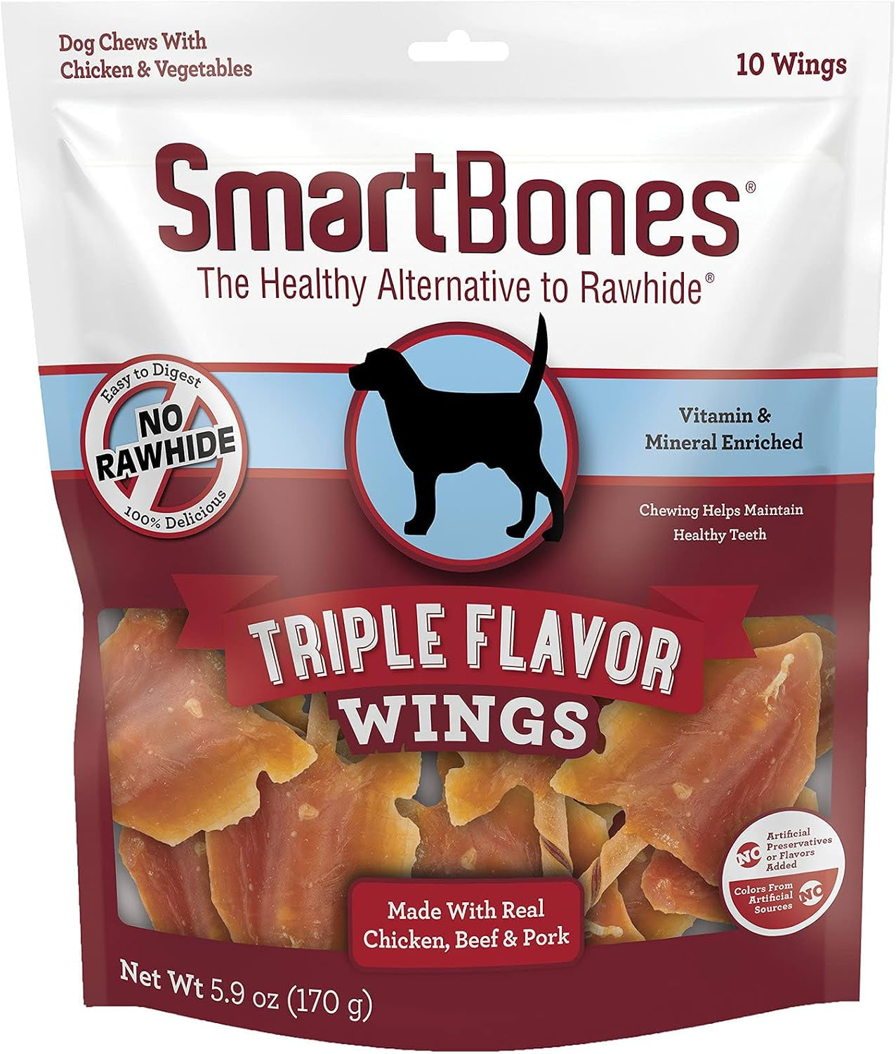 smartbones-triple-flavor-wings-rawhide-free-dog-treats-10-count-with-real-chicken-beef-pork-easy-to-digest-chew-no-artificial-preservatives-or-flavors-for-adult-dogs