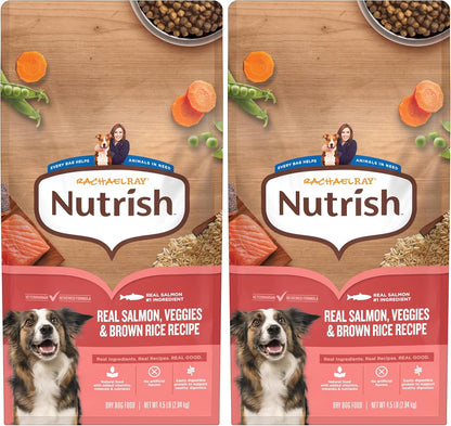Nutrish Salmon Dry Dog Food, 26 Lb. Bag (Rachael Ray) | Complete & Balanced Nutrition for Small, Medium and Large Breed Adult Dogs, Veterinarian Reviewed Formula12