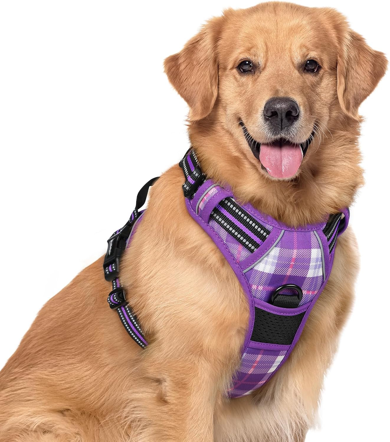 rabbitgoo-dog-harness-no-pull-for-large-dogs-with-2-leash-clips-pet-vest-no-choke-with-handle-adjustable-soft-padded-reflective-easy-control-for-walking-black-large