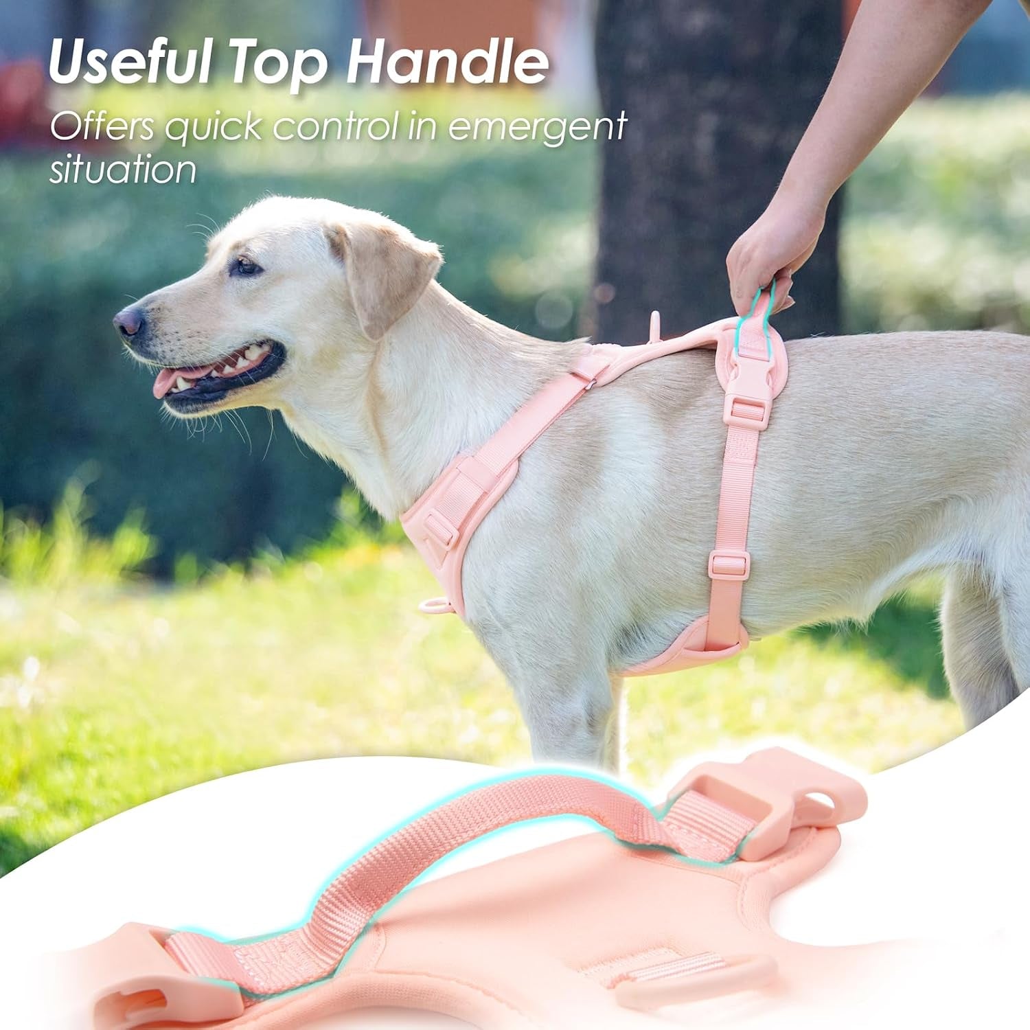 no-pull-dog-harness-puppy-vest-with-front-clip-for-small-medium-large-sized-doglight-pink-l