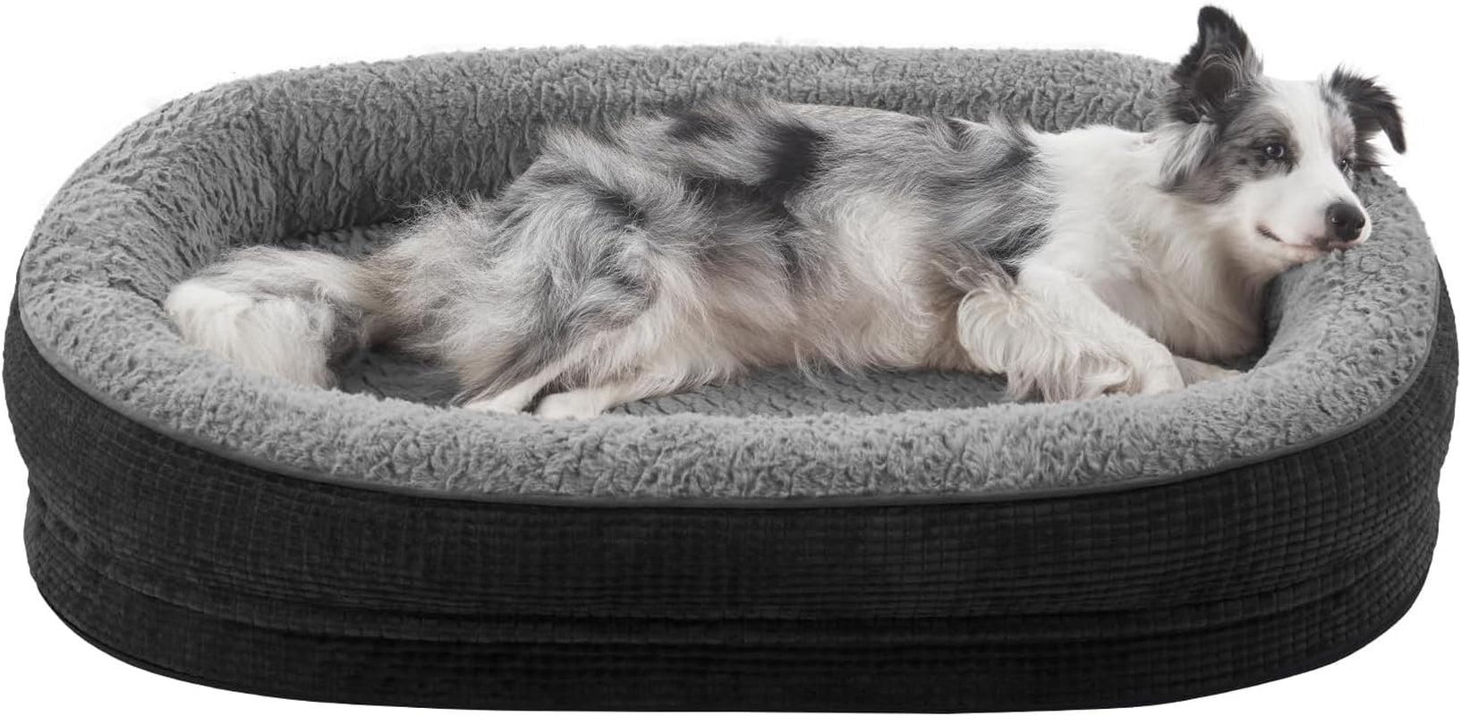 joejoy-orthopedic-dog-beds-large-sized-dog-xl-egg-crate-memory-foam-pet-couch-bed-with-bolster-sides-waterproof-lining-removable-washable-cover-non-slip-bottom-grey