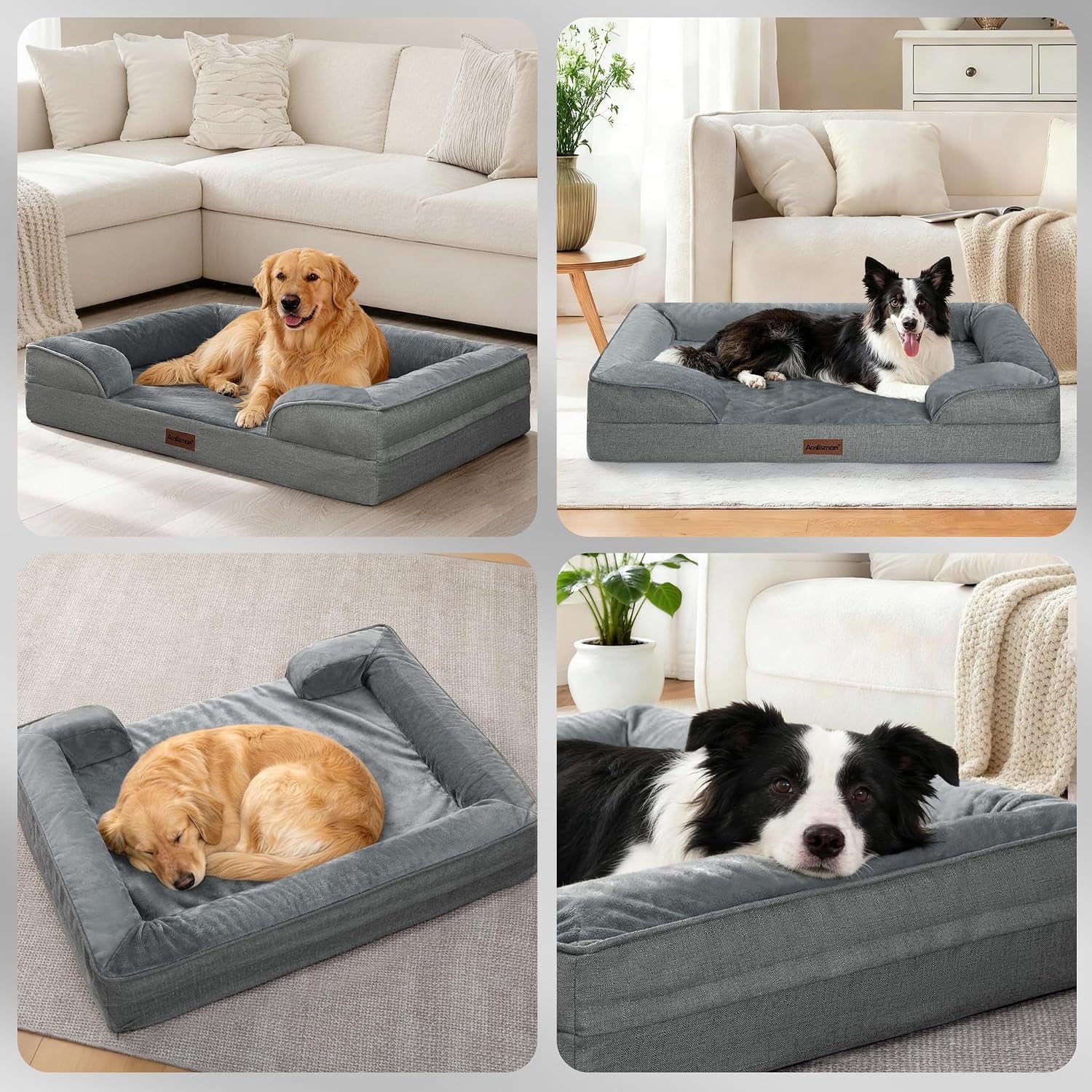 dog-bed-for-extra-large-dogs-44-inch-orthopedic-xl-waterproof-pet-beds-aodisman-big-size-pet-bed-with-sides-comfort-thick-egg-crate-foam-dog-crate-pad-couch-bed-washable-cover-non-slip-bottom