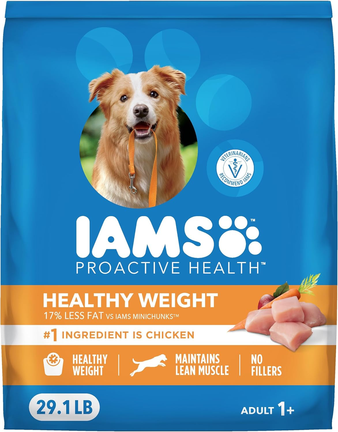 iams-proactive-health-healthy-weight-dry-dog-food-chicken-29-1-lb-real-chicken-1-ingredient-l-carnitine-for-metabolism-strong-muscles-no-fillers-or-artificial-flavors-vet-recommended
